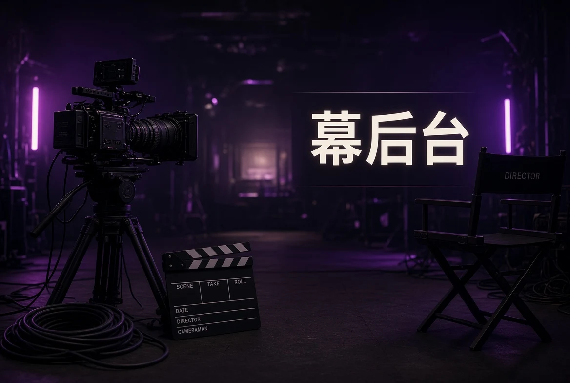 幕后台制作过程视觉